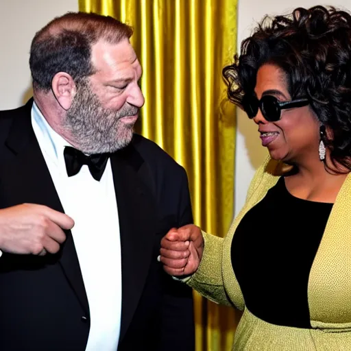 Image similar to oprah winfrey shaking hands with harvey weinstein