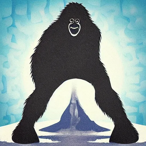 Image similar to “album art Bigfoot”