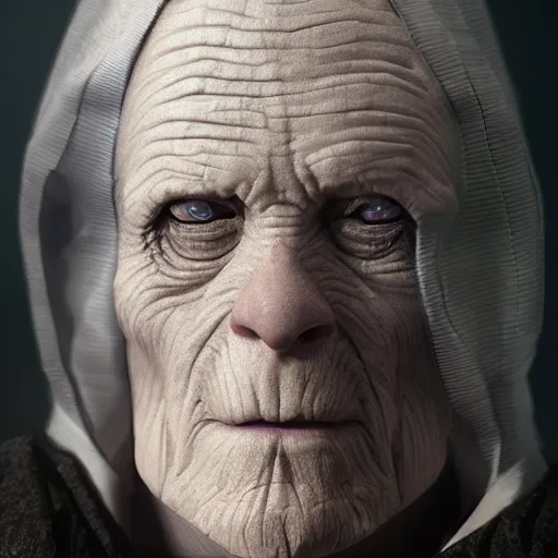 Prompt: hyperrealistic full body image of jim carey disguised as ( emperor palpatine ), stunning 3 d render, inspired by istvan sandorfi & greg rutkowski & unreal engine, perfect symmetry, dim volumetric cinematic lighting, 8 k octane comprehensive render, extremely hyper - detailed, incredibly lifelike attributes, intricate, real flesh texture, masterpiece, artstation, stunning,