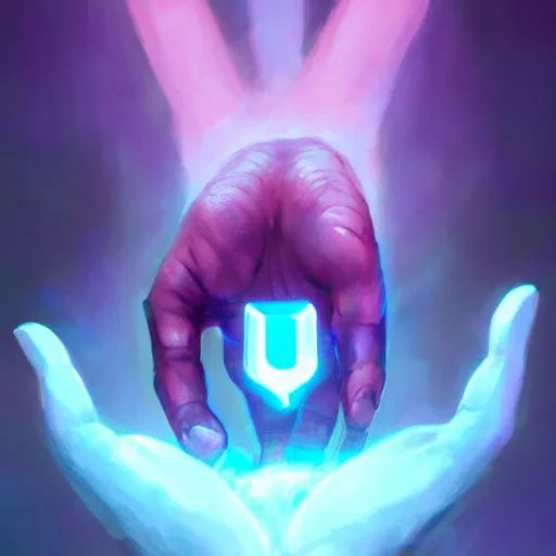 Prompt: glowing hands with fingers floating, an eye in the centered of the hand, eye, violet theme, bright art masterpiece artstation. 8 k, sharp high quality artwork in style of jose daniel cabrera pena and greg rutkowski, concept art by tooth wu, blizzard warcraft artwork, hearthstone card game artwork, human anatomy