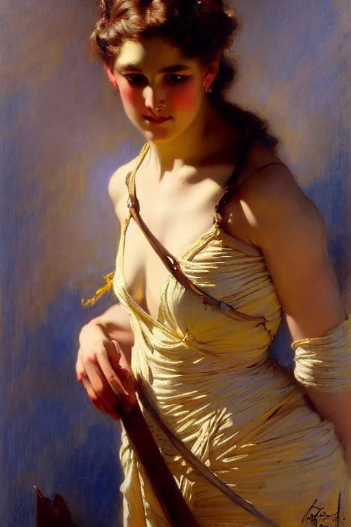 Image similar to highly detailed painting by gaston bussiere, j. c. leyendecker 8 k