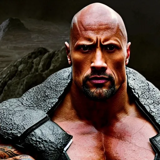 Image similar to dwayne johnson in elden ring