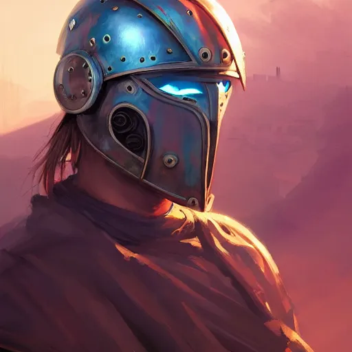 Image similar to cyberpunk viking helmet mask warrior goddess robot ninja fantasy, art gta 5 cover, official fanart behance hd artstation by jesper ejsing, by rhads, makoto shinkai and lois van baarle, ilya kuvshinov, ossdraws