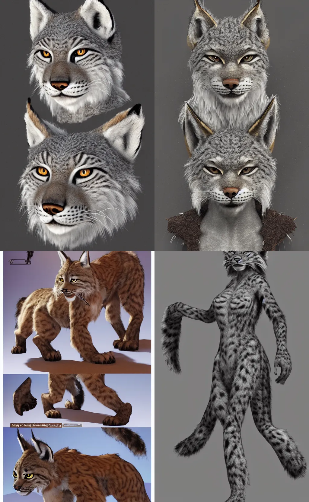 Prompt: an anthro Lynx, trending on artstation
