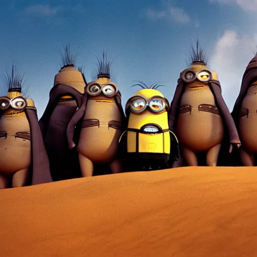 Image similar to dune, the minions