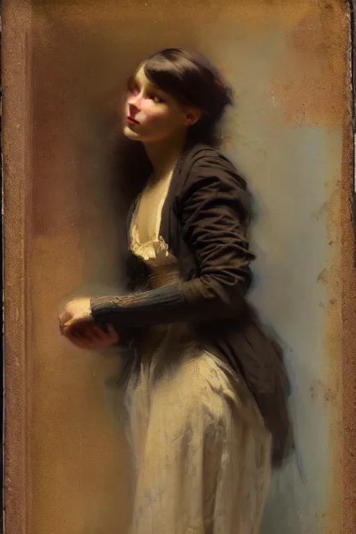 Image similar to soft colorsphotograph imax and solomon joseph solomon and richard schmid and jeremy lipking victorian loose genre loose painting full stack of books