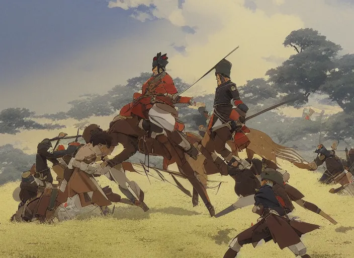 Image similar to battle of balaclava in october 1 8 5 4, finely detailed perfect art, painted by greg rutkowski makoto shinkai takashi takeuchi studio ghibli