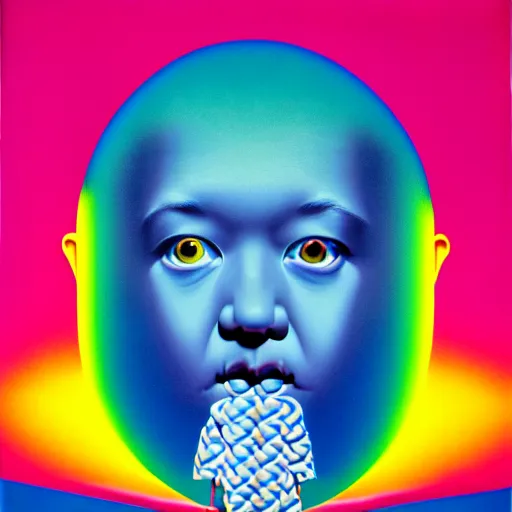 Image similar to blonde blue eyed male by shusei nagaoka, kaws, david rudnick, airbrush on canvas, pastell colours, cell shaded, 8 k