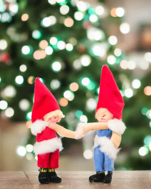 Image similar to high quality presentation photo of cute machine elves, photography 4k, f1.8 anamorphic, bokeh, 4k, Canon, Nikon