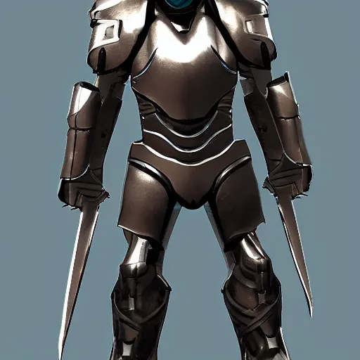 Image similar to futuristic iron knight