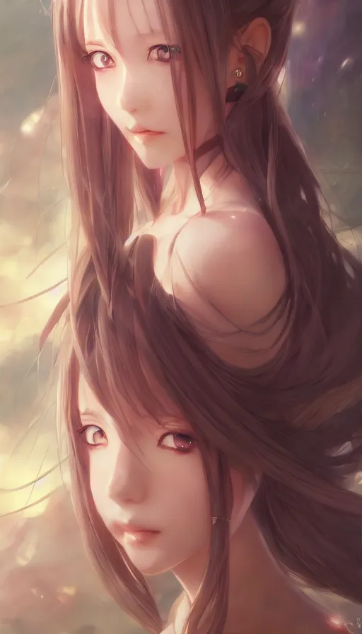 Prompt: anime girl portrait, made by stanley artgerm lau, wlop, rossdraws, james jean, andrei riabovitchev, marc simonetti, yoshitaka amano, artstation, cgsociety