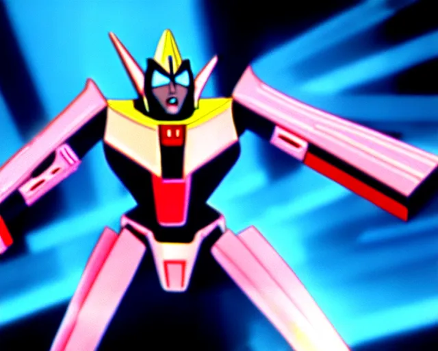 Image similar to ! dream starscream on transformers ( 1 9 8 4 ), animated cartoon series, still frame, blu - ray transfer 5 k