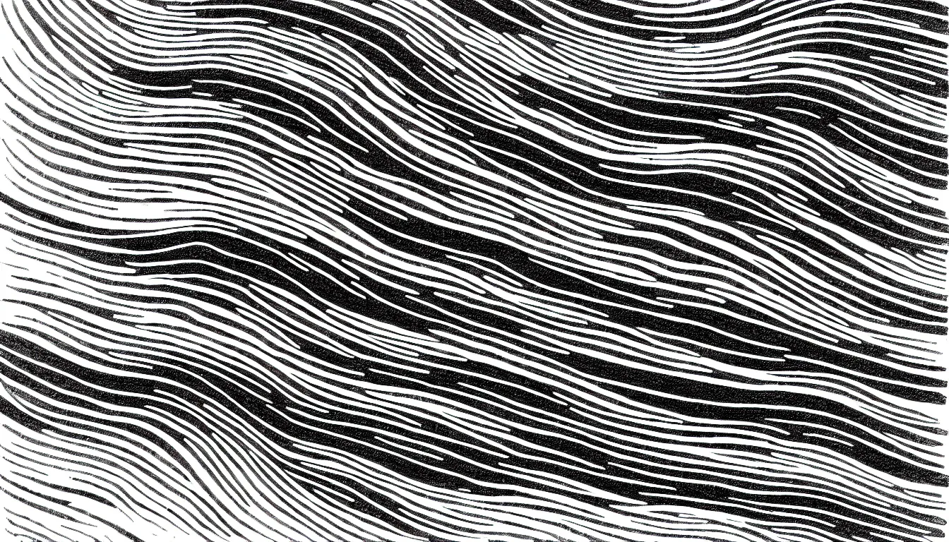 Prompt: elegant one line drawing of an ocean wave, the minimalist wave