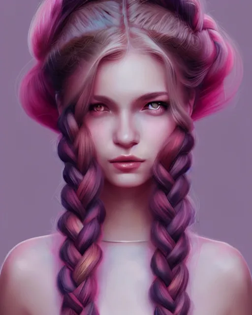 ArtStation - Female Colorable Hair With Accessorie