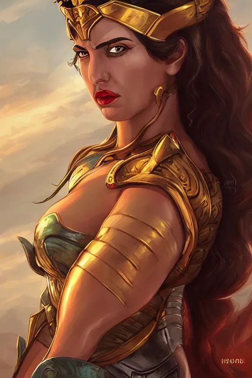 Prompt: the Greek godess Hera looking angry, rusty armor, portrait, pixel art by Artgerm