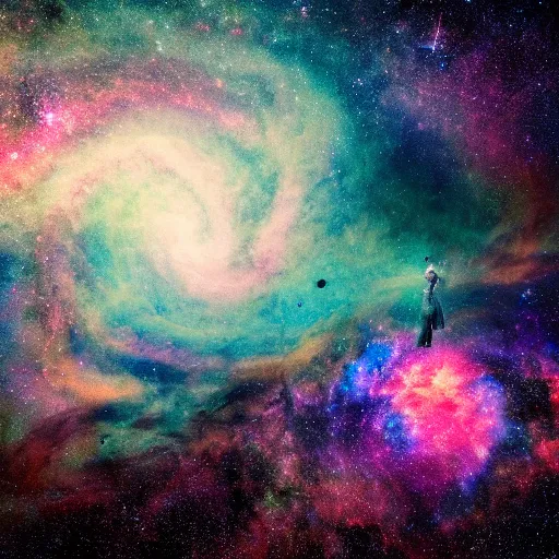 Prompt: astral photography of astro photography, a souls journey to the other side, realistic, fantastic, award - winning photography, milky way, nebulas, space clouds, astral plane, 8 k image, hyper - detailed, raytracing