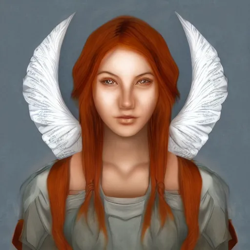 Prompt: angel, character portrait by Sanjin Halimic