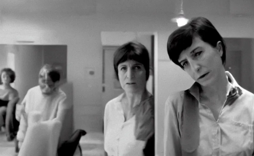 Prompt: a still from a movie directed by chantal akerman, high quality, very detailed,