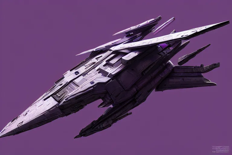 Image similar to alien military fighter spacecraft, purple, futuristic, apocalyptic, by jon aaron kambeitz, katsuhiro otomo, heng z, concept art, insanely detailed, raytracing, octane, unreal engine, trending on artstation