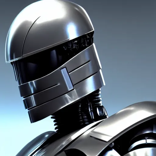 Image similar to Donald Trump as Robocop, 8k, high definition, highly detailed, photorealistic