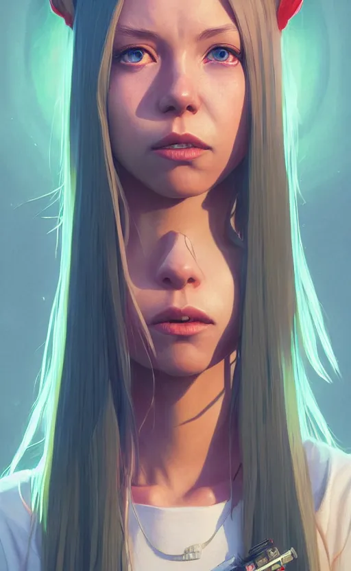 Prompt: highly detailed portrait of zero two in gta v, stephen bliss, unreal engine, fantasy art by greg rutkowski, loish, rhads, ferdinand knab, makoto shinkai and lois van baarle, ilya kuvshinov, rossdraws, tom bagshaw, global illumination, radiant light, detailed and intricate environment