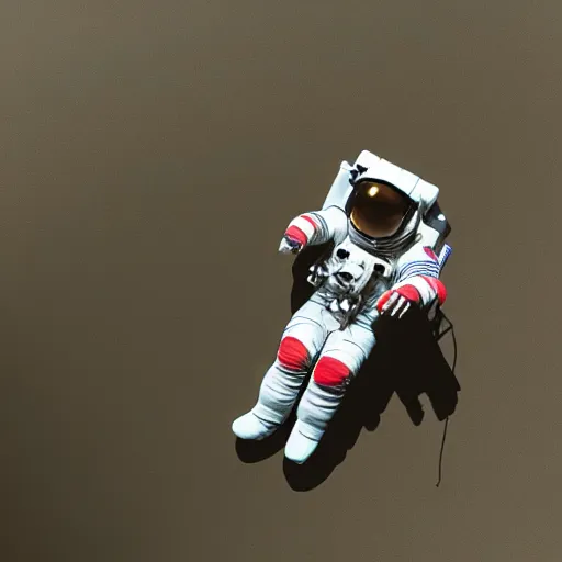 Image similar to an astronaut lounging in the beach, dramatic lighting, cinematic, extremly high detail, photorealistic, cinematic lighting, nasa footage