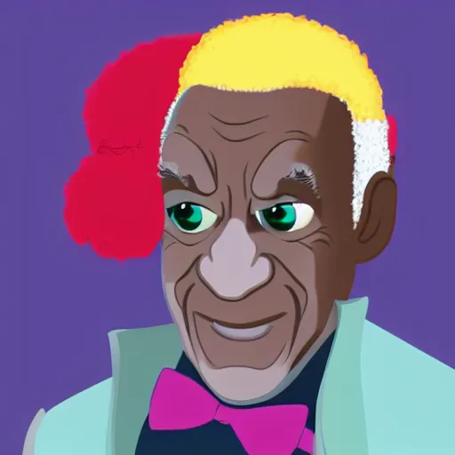 Prompt: bill cosby as a my little pony character