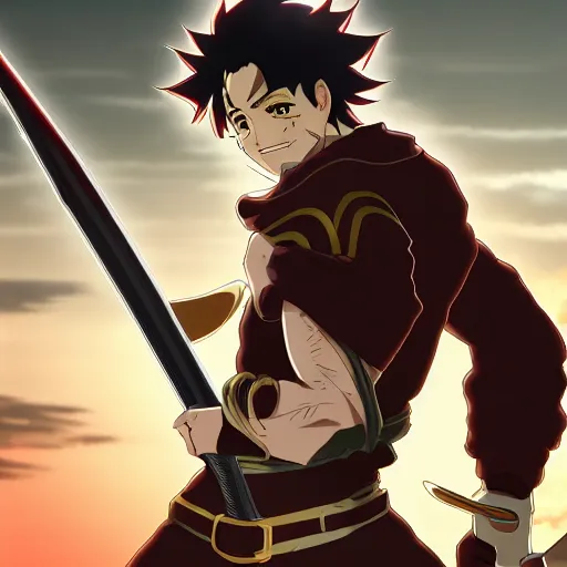 Download Asta Black Clover 4k Demon Fusion Double Swords Wallpaper