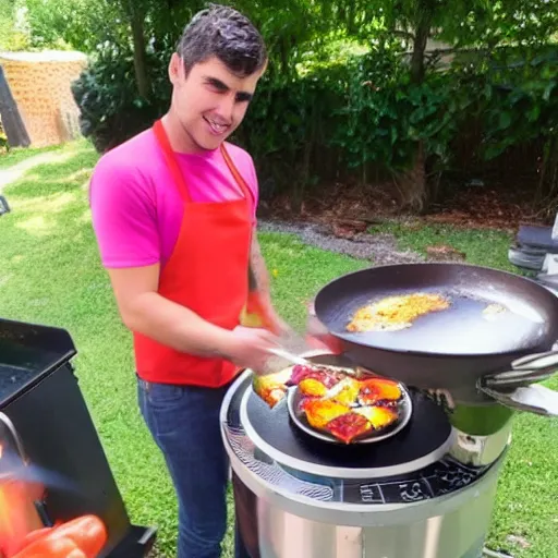 Image similar to edu gasapar cooking on a bbq