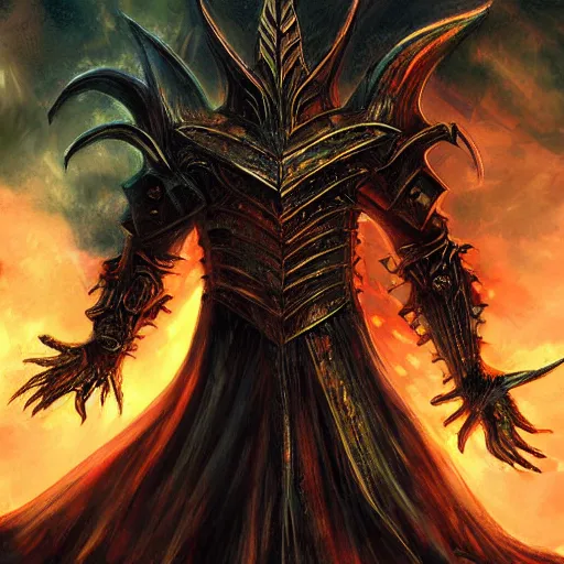 Prompt: Sauron, grimdark, fantasy, digital art, highly detailed, cinematic