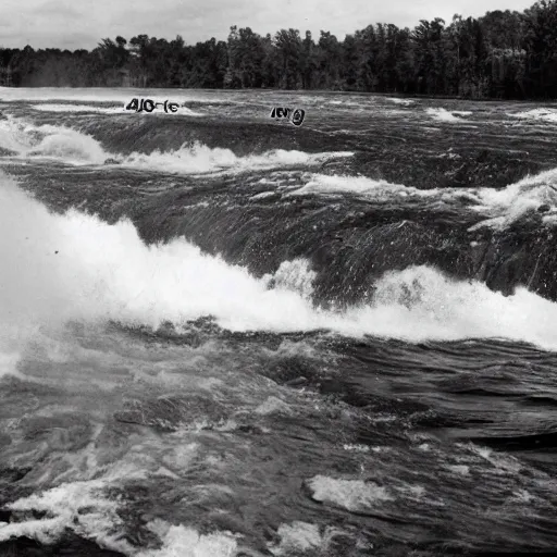 Prompt: The battle between the Monitor and the Merrimack::high detail::photo::wide shot