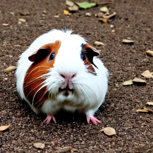 Prompt: guinea pig soldier