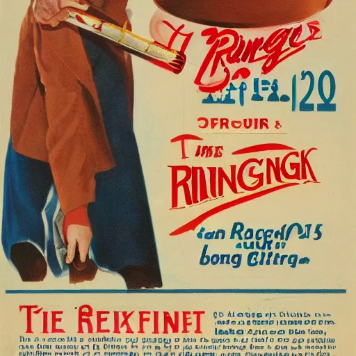 Image similar to The Long Ranger advertising for cigarette cereal holding a bowl of used cigarettes