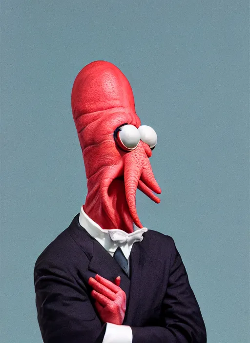 Image similar to photorealistic 3 0 0 0 ( dr. john a. zoidberg ), portrait photography feroflex photorealistic studio lighting ektachrome detailed intricate face details, ultradetails, beautiful face, realistic shaded perfect face, extremely fine details