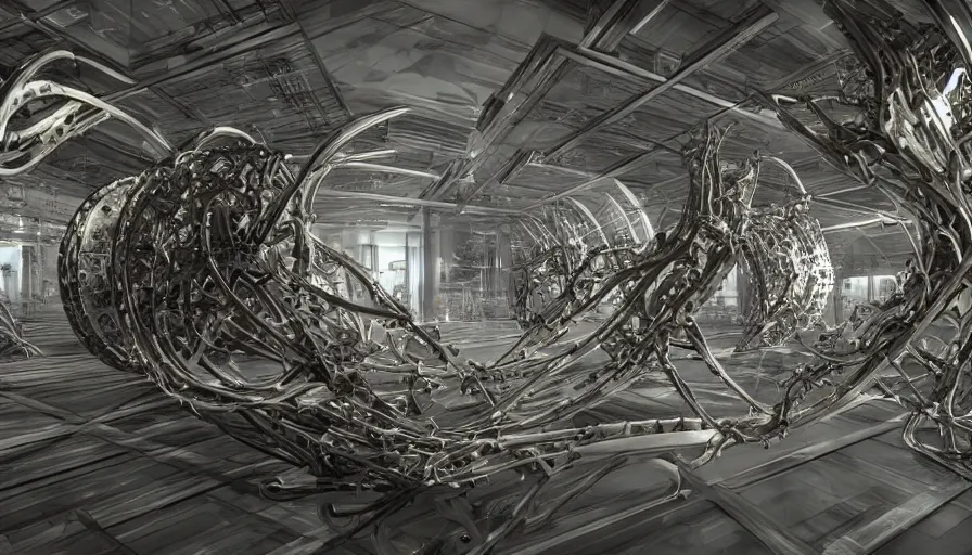 Image similar to biomechanical utopia, hyper realistic,