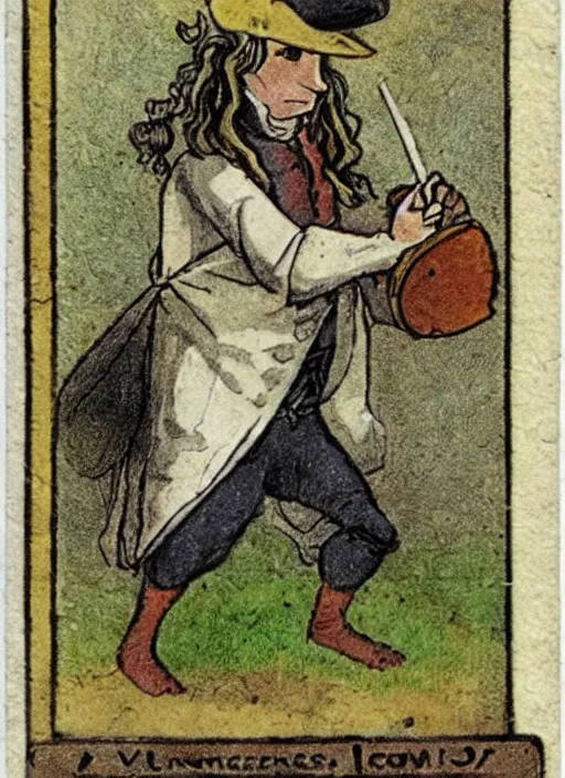 Image similar to a pokemon card from the 1 6 9 0 s