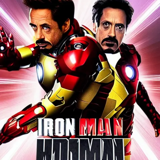 Prompt: iron man and jarvis