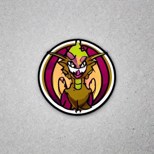 Image similar to cute d & d dragon character sticker