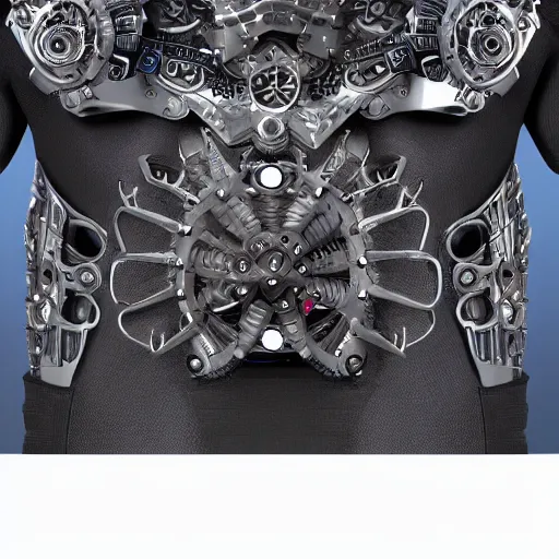 Image similar to cybernetics wings high resolution intricated zodiac gears springs details