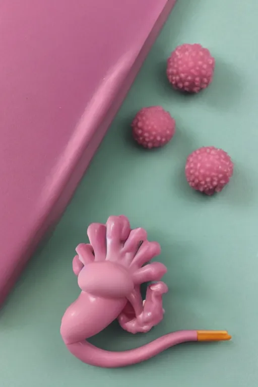 Image similar to plumbus, cuticle and hot glue