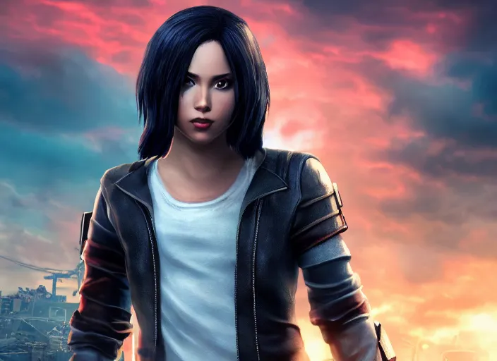 Image similar to promo art still of jett from valorant video game 2 0 2 0, 4 k