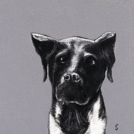 Image similar to black dog