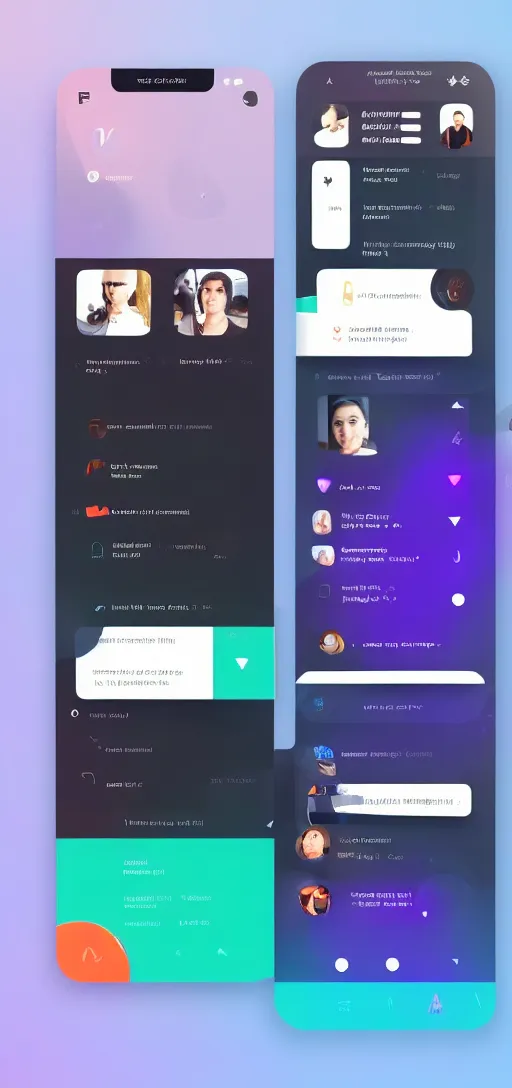 Prompt: the user interface of an app that allows groups to easily access vcf files for contact sharing, trending on dribbble, artstation, behance. made in figma, ux, graphic design, user experience design, cuberto, ios