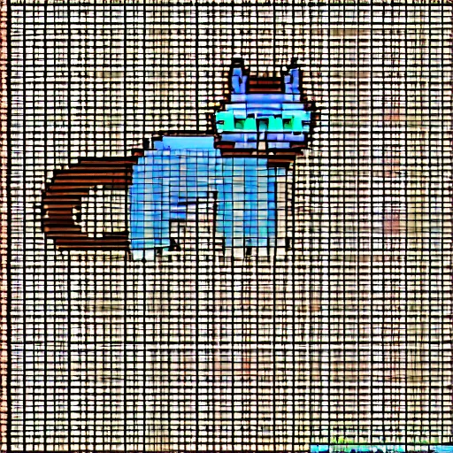 Image similar to ”cat in 8bit commodore64 style”