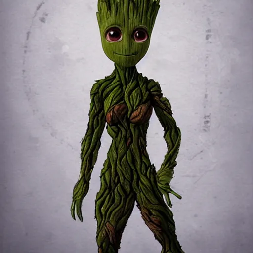 Image similar to female groot