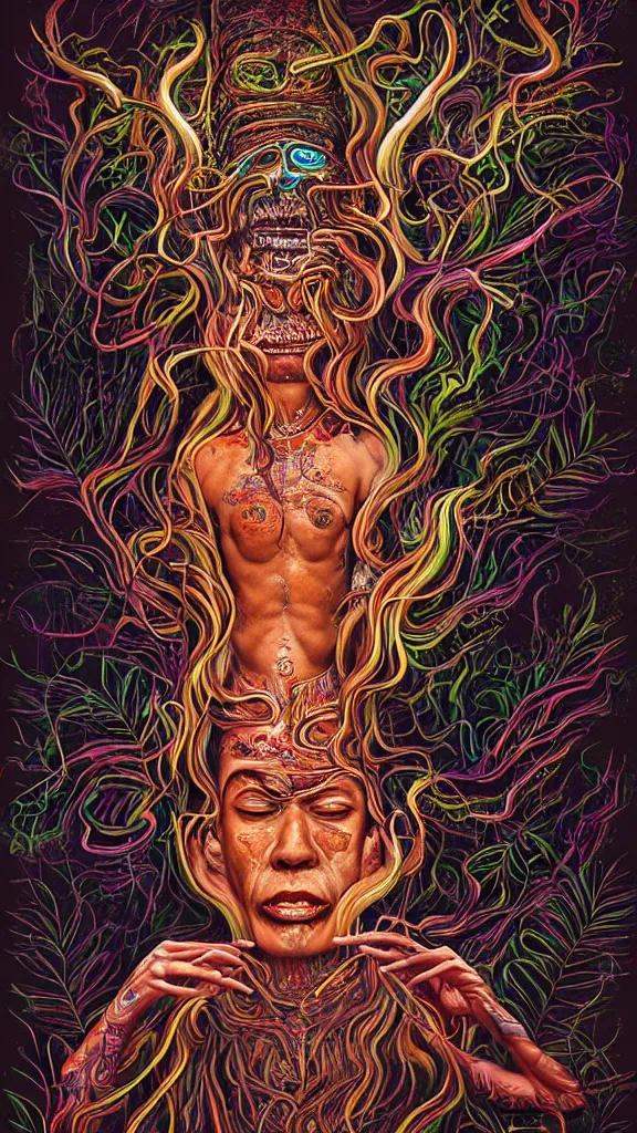 Image similar to the ayahuasca spirit, by tracie ching