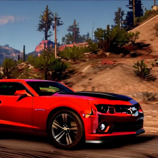 Image similar to 2 0 1 3 chevrolet camaro ss in red dead redemption 2