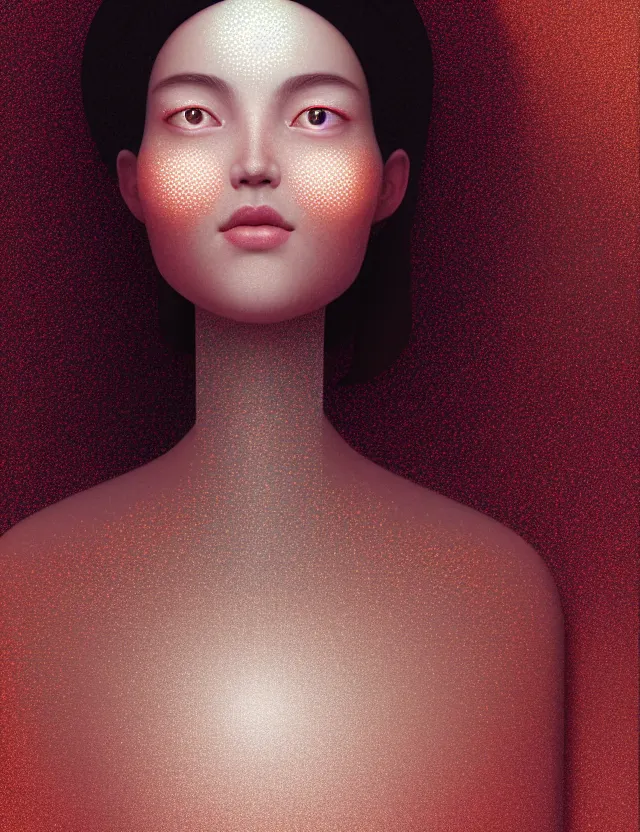 Image similar to symmetrical, centered composition. bokeh background. goddess close-up portrait in crown, by Tooth Wu and wlop and beeple and greg rutkowski