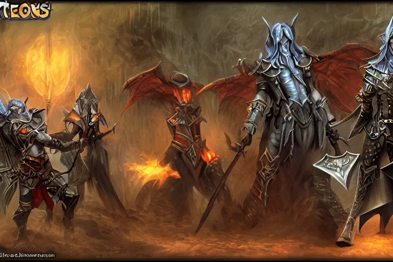 Image similar to dungeon dark elf, game heroes of might and magic, trending on art station, fantasy, smooth