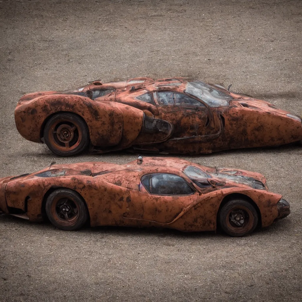 Image similar to rusty supercar